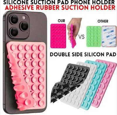 Double Side Silicone Suction Pad Phone Holder