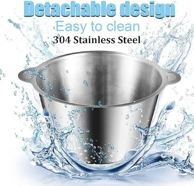 Electric Meat Chopper 3L Stainless Steel Chopper with 4 Blades & 3 Speeds